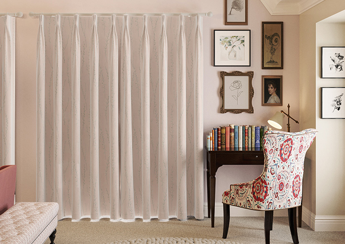 Willow Field, Pastel Pink - Made to Measure Curtains - Image 7